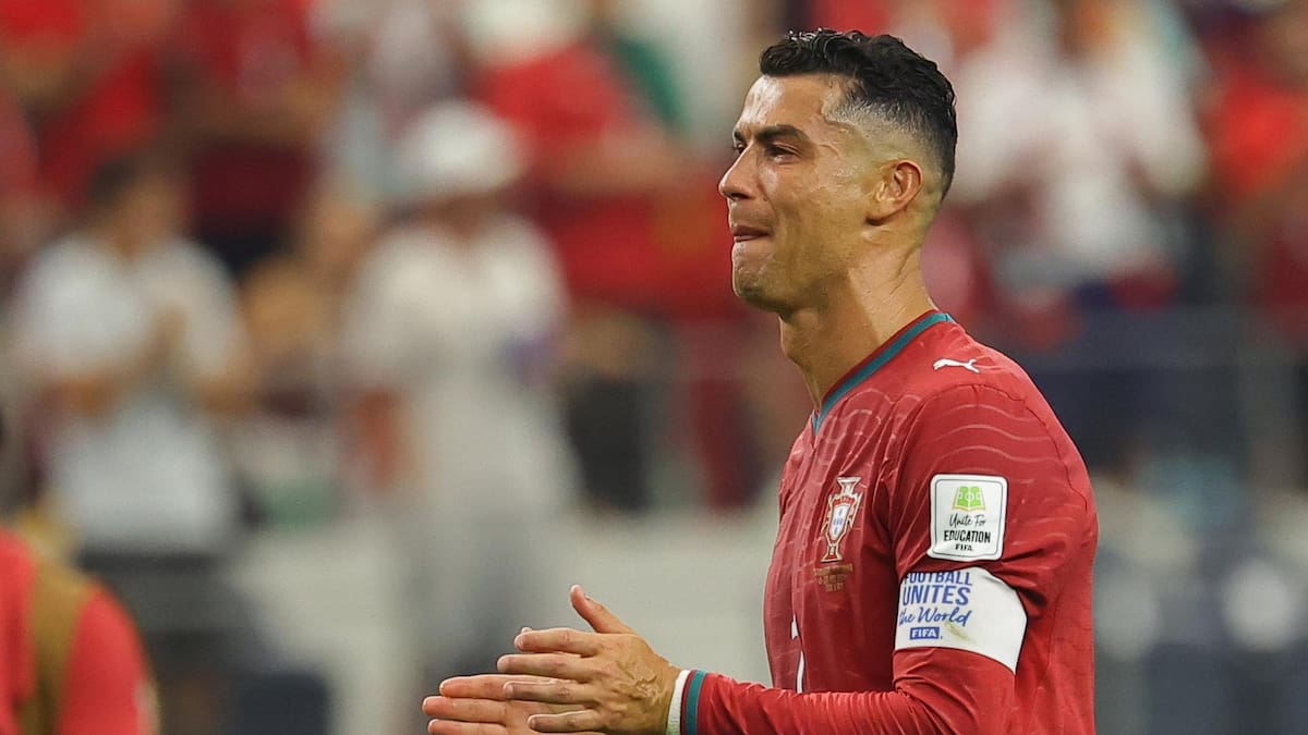 VIDEO | Cristiano Ronaldo no aguanta y rompe en llanto tras eliminación de Portugal del Mundial 2026