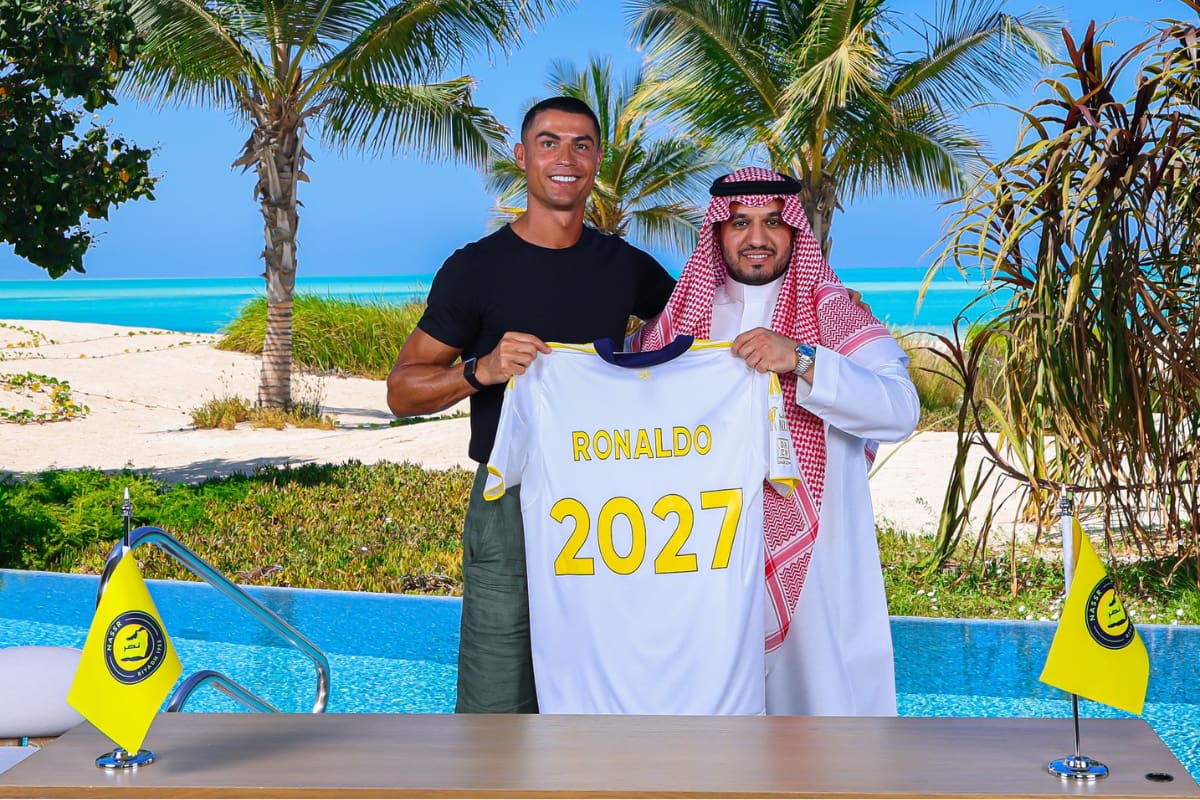 renovó con el Al-Nassr. Foto: @AlNassrFC_EN.