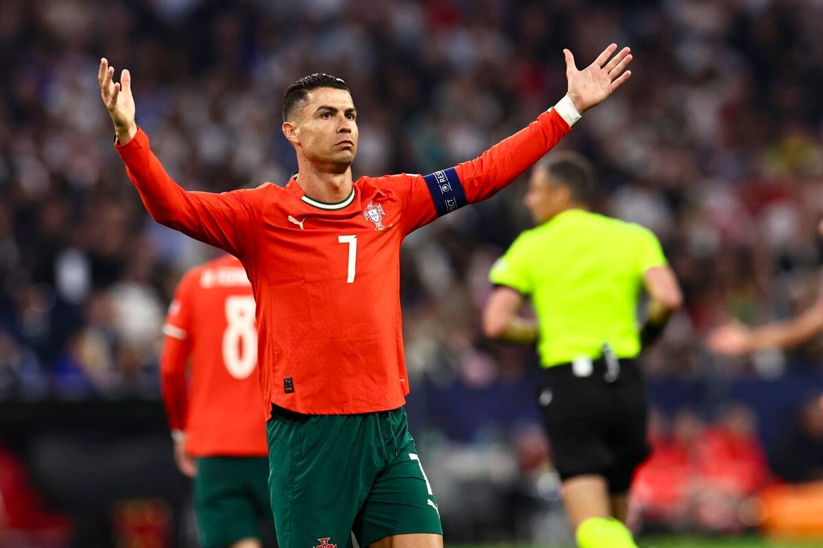 Cristiano Ronaldo con la Selección de Portugal. EFE