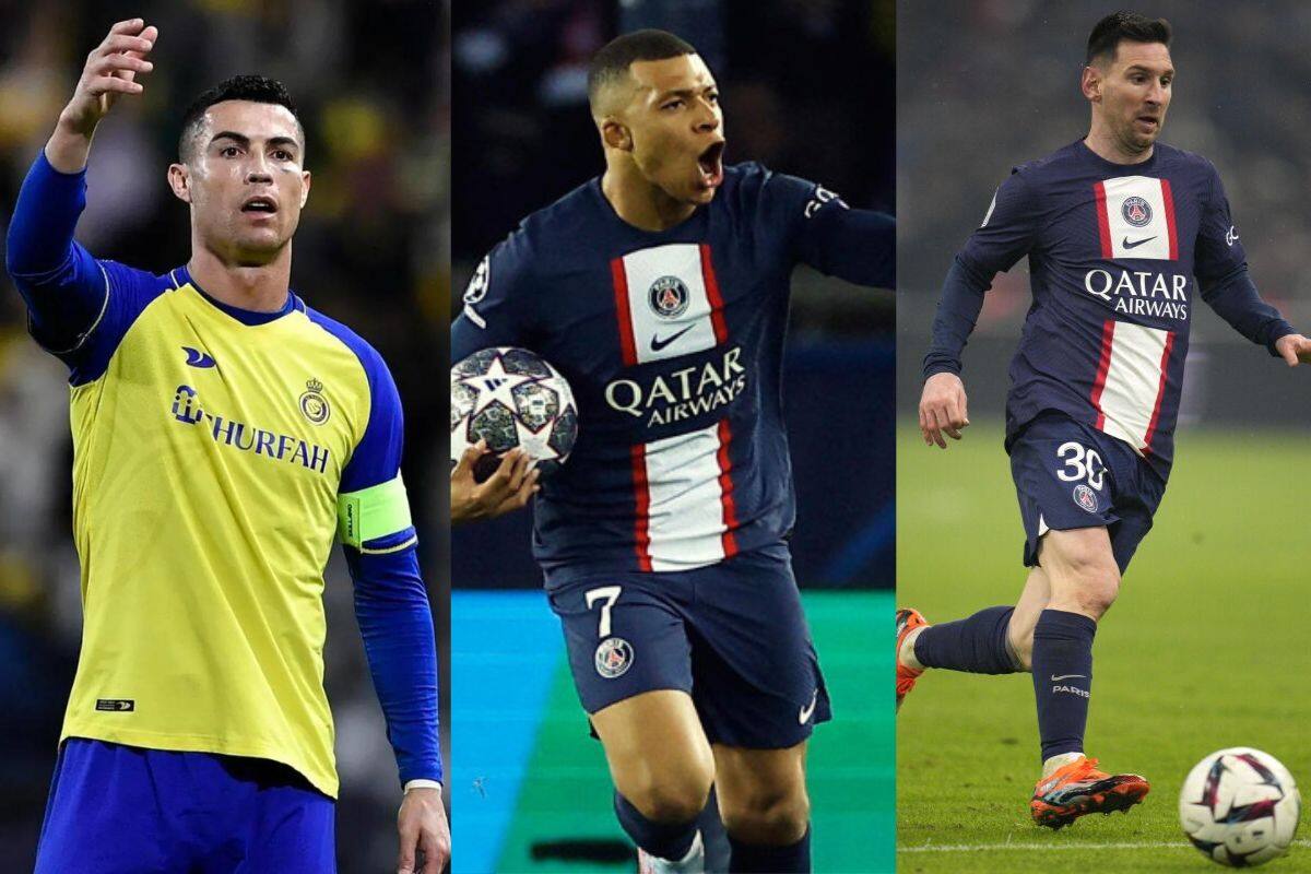 Cristiano Ronaldo, Kylian Mbappe y Lionel Messi están entre los 10 jugadores que más dinero cobran mes a mes. ¿Quién es el primero?
