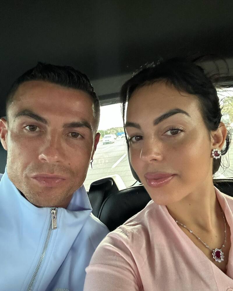 Cristiano Ronaldo y Georgina Rodríguez. Foto: @georginagio