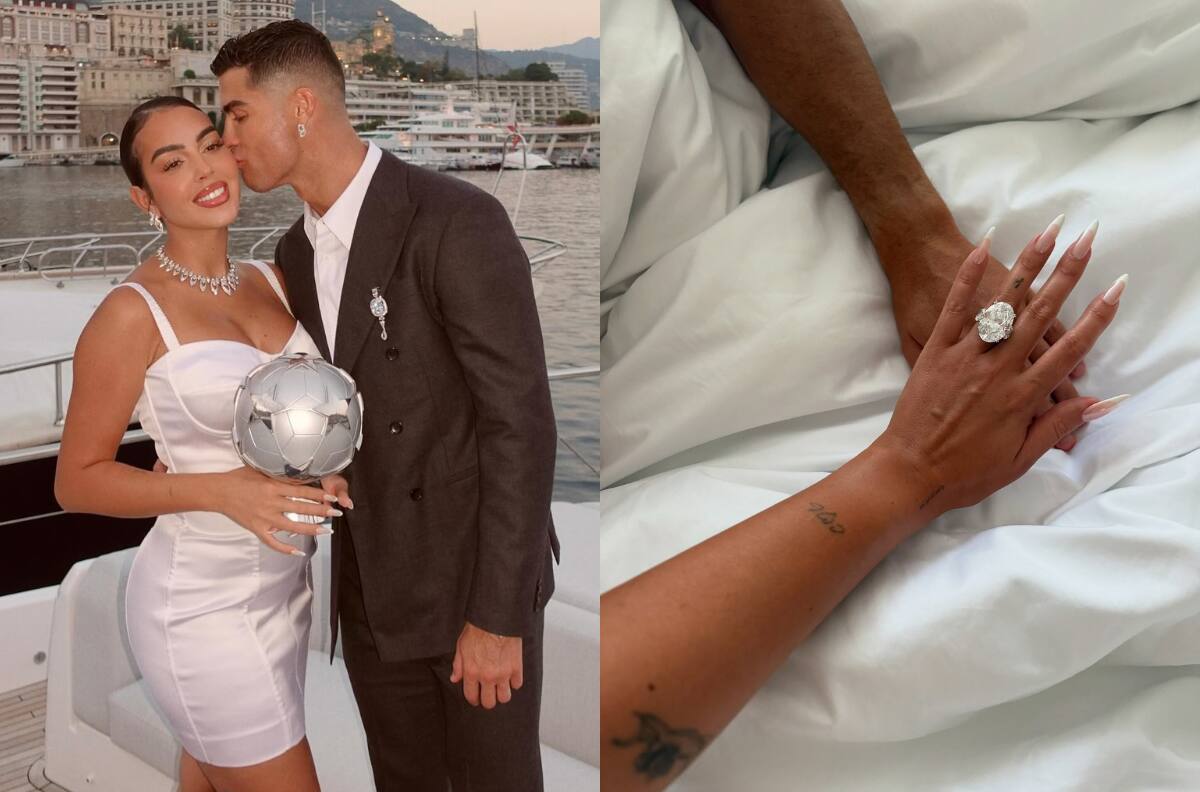 ¿Cuánto cuesta el lujoso anillo de compromiso que le regaló Cristiano Ronaldo a Georgina Rodríguez?