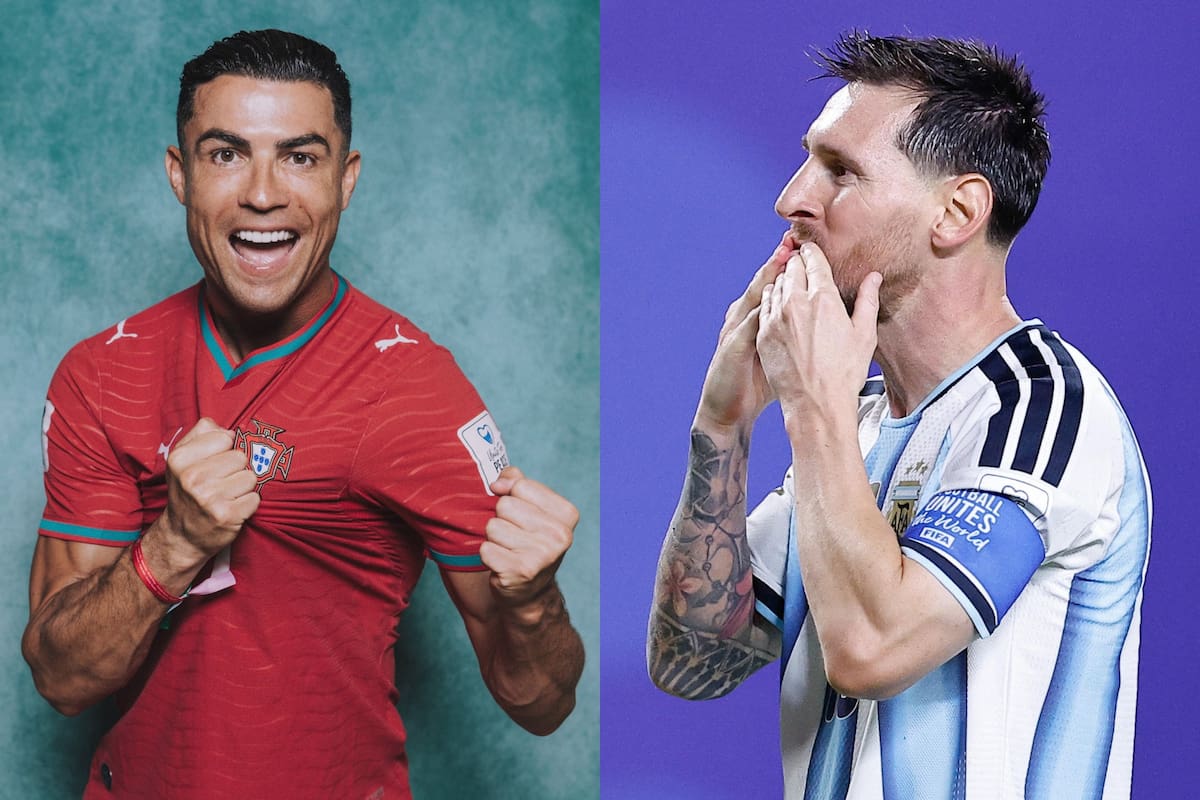 Estrellas de Portugal y Argentina.
