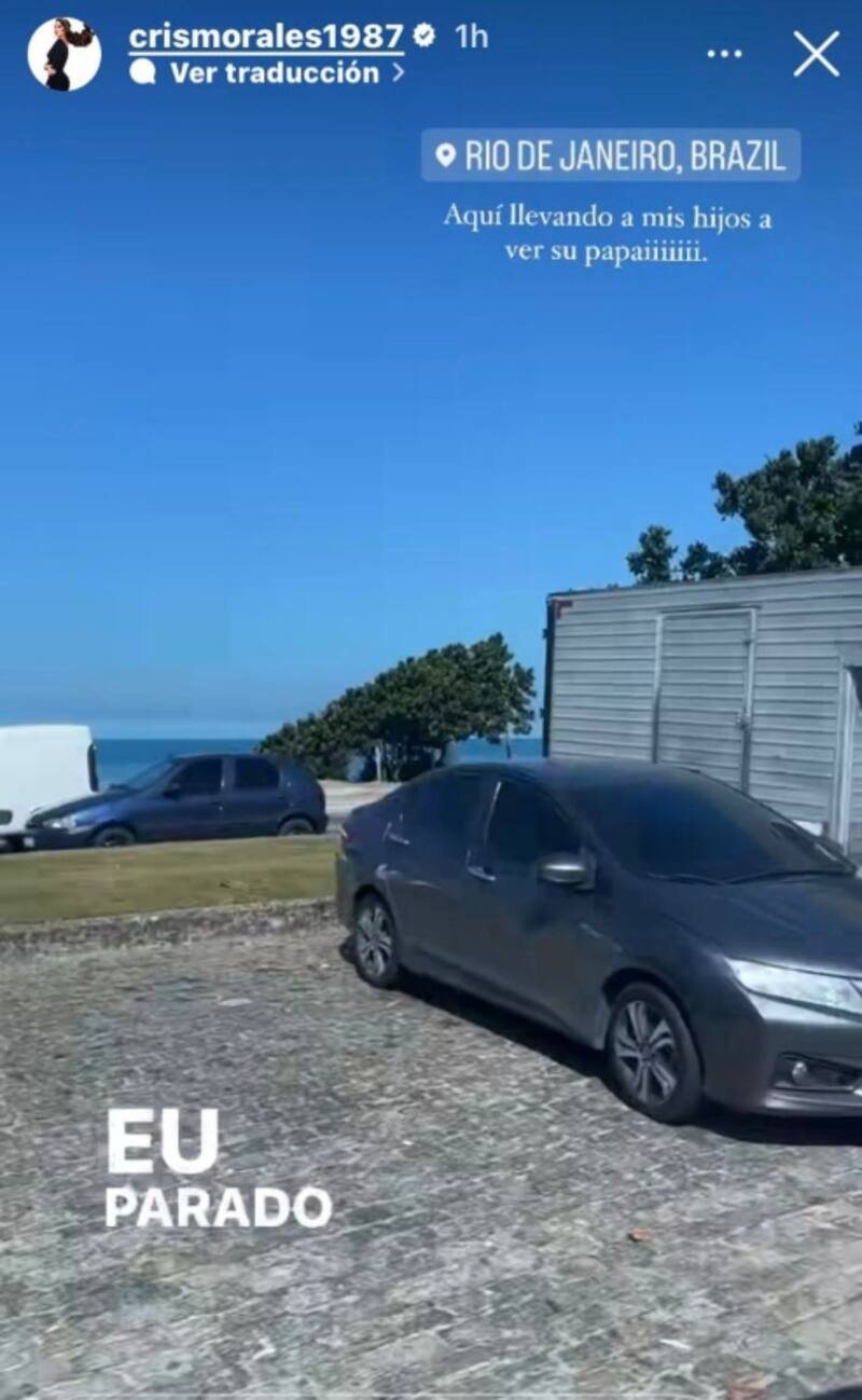Historia de Instagram de Cristina morales