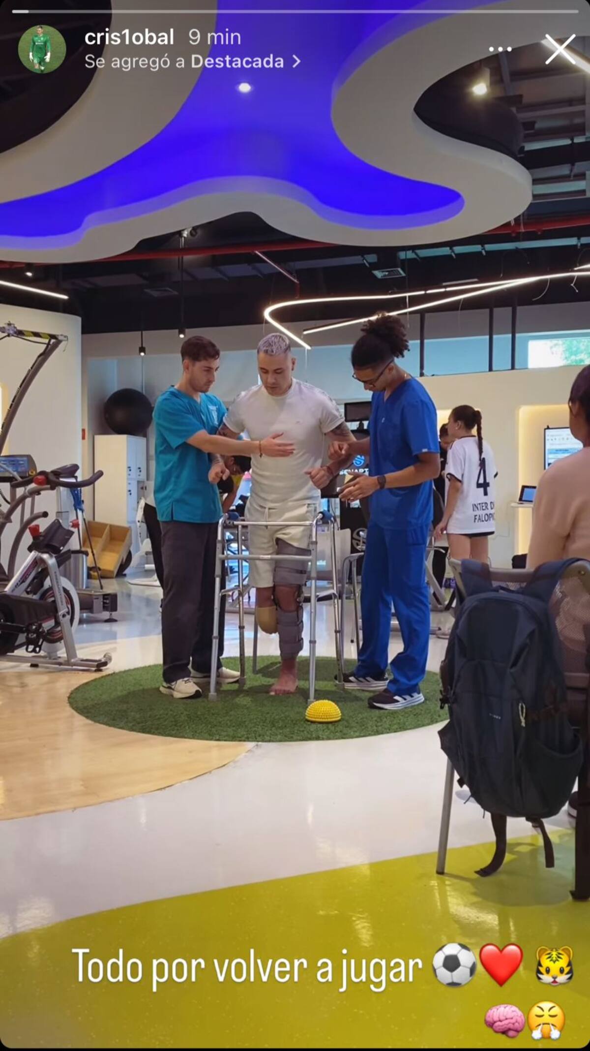 El mensaje alentador de Cristóbal Campos