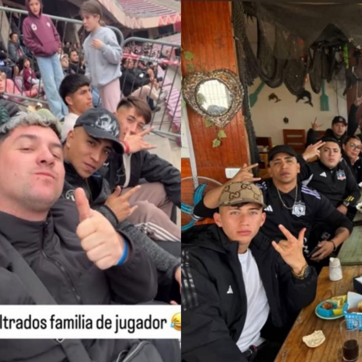 Las fotos que se viralizaron post partido contra Colo-Colo.