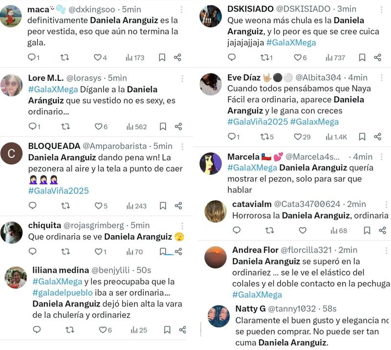 La opinóloga recibió duras críticas en redes sociales. Créditos: X