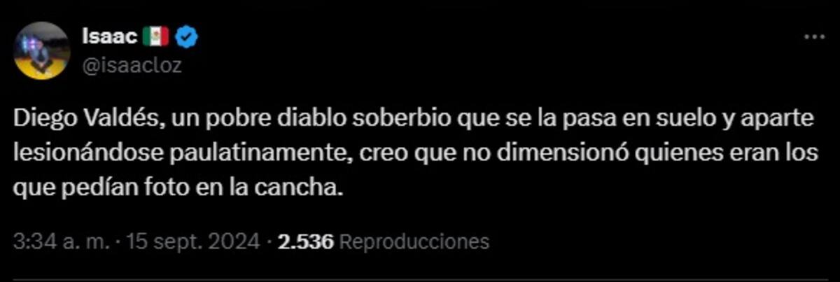 Mexicanos criticaron a Diego Valdés por su actitud ante una medallista olímpica.