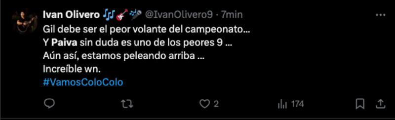 Hinchas de Colo Colo enfurecidos con Guillermo Paiva