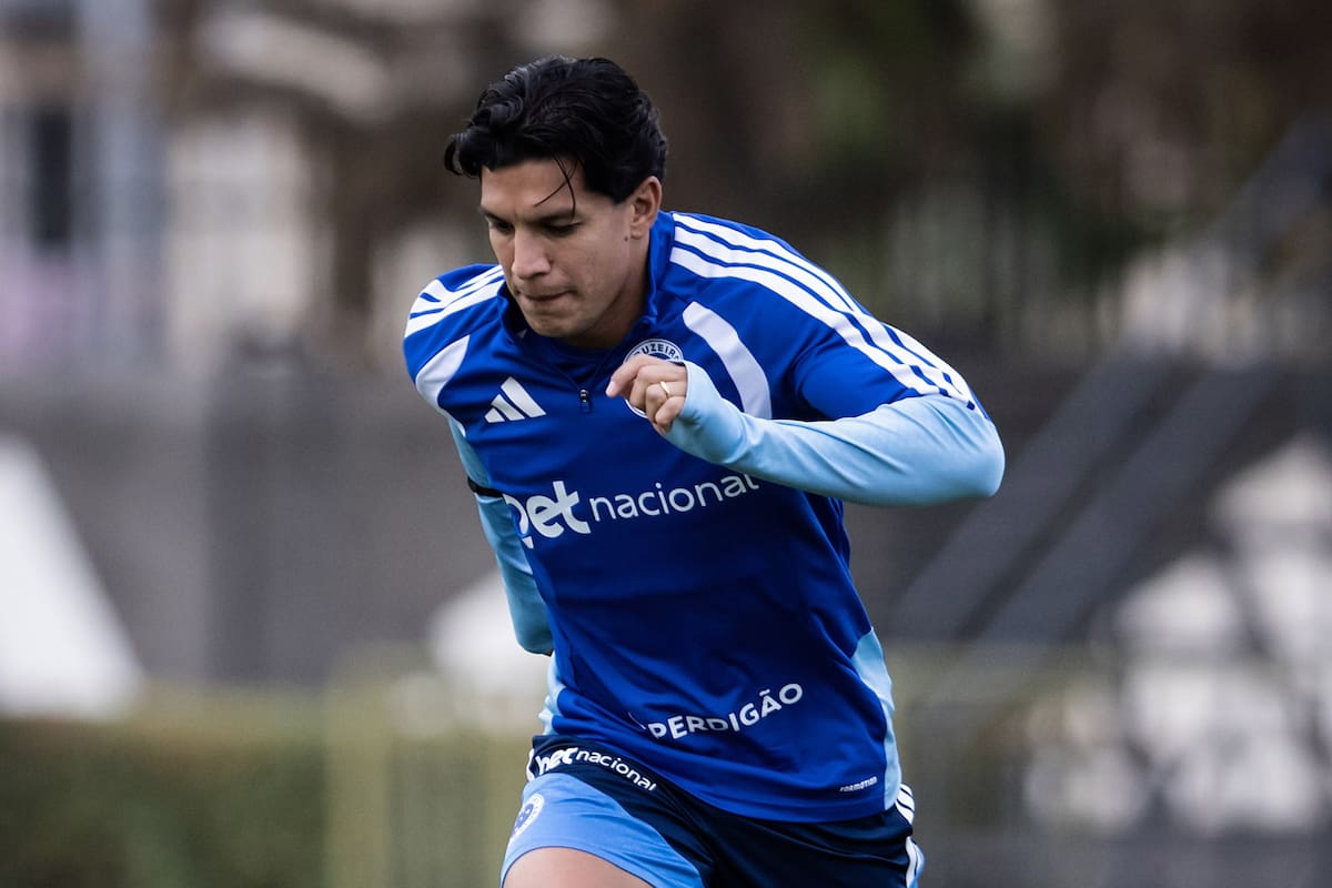 El cuadro brasileño entrenando en el Monumental. Foto: @Cruzeiro.