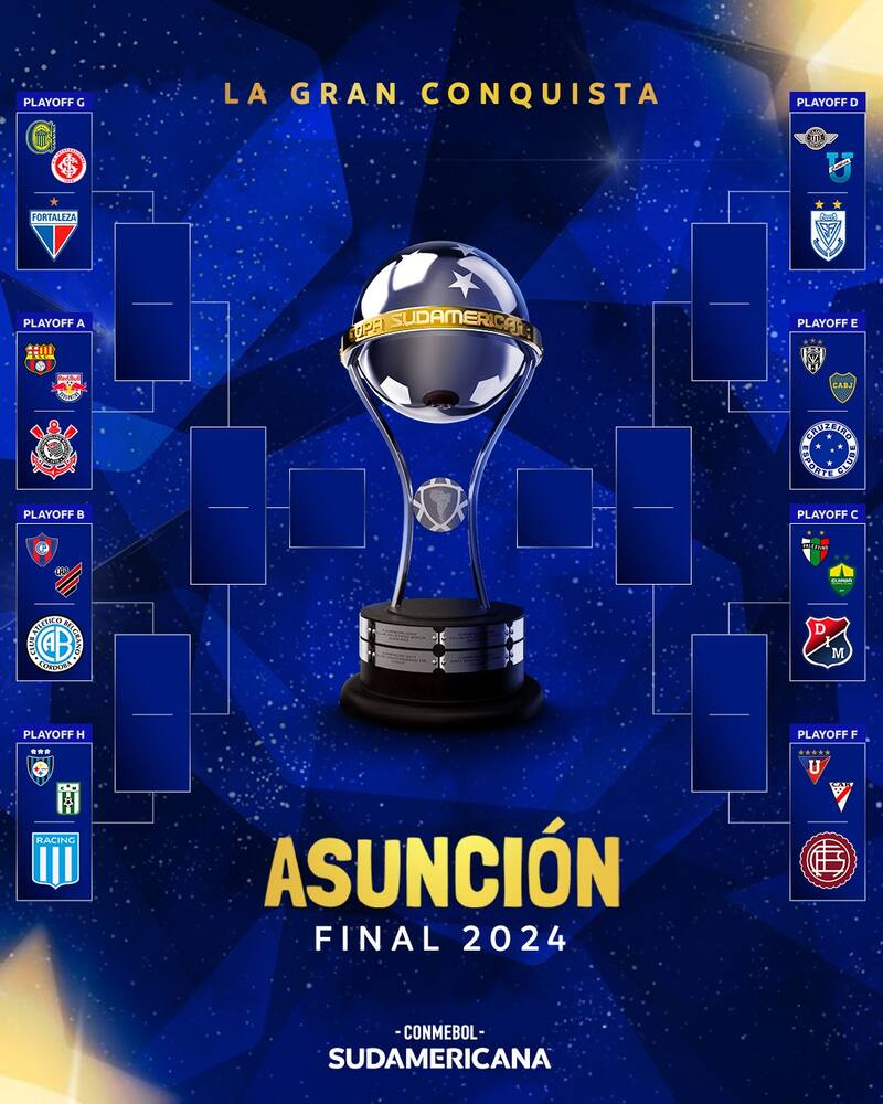 Así quedó el cuadro de la Copa Sudamericana