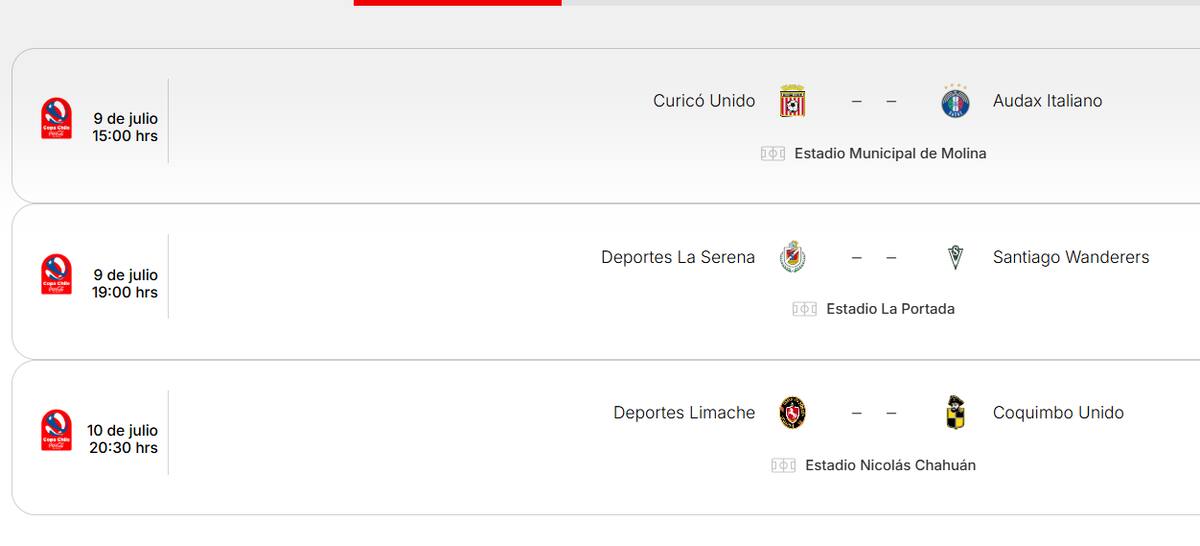 Cuartos de final ida.