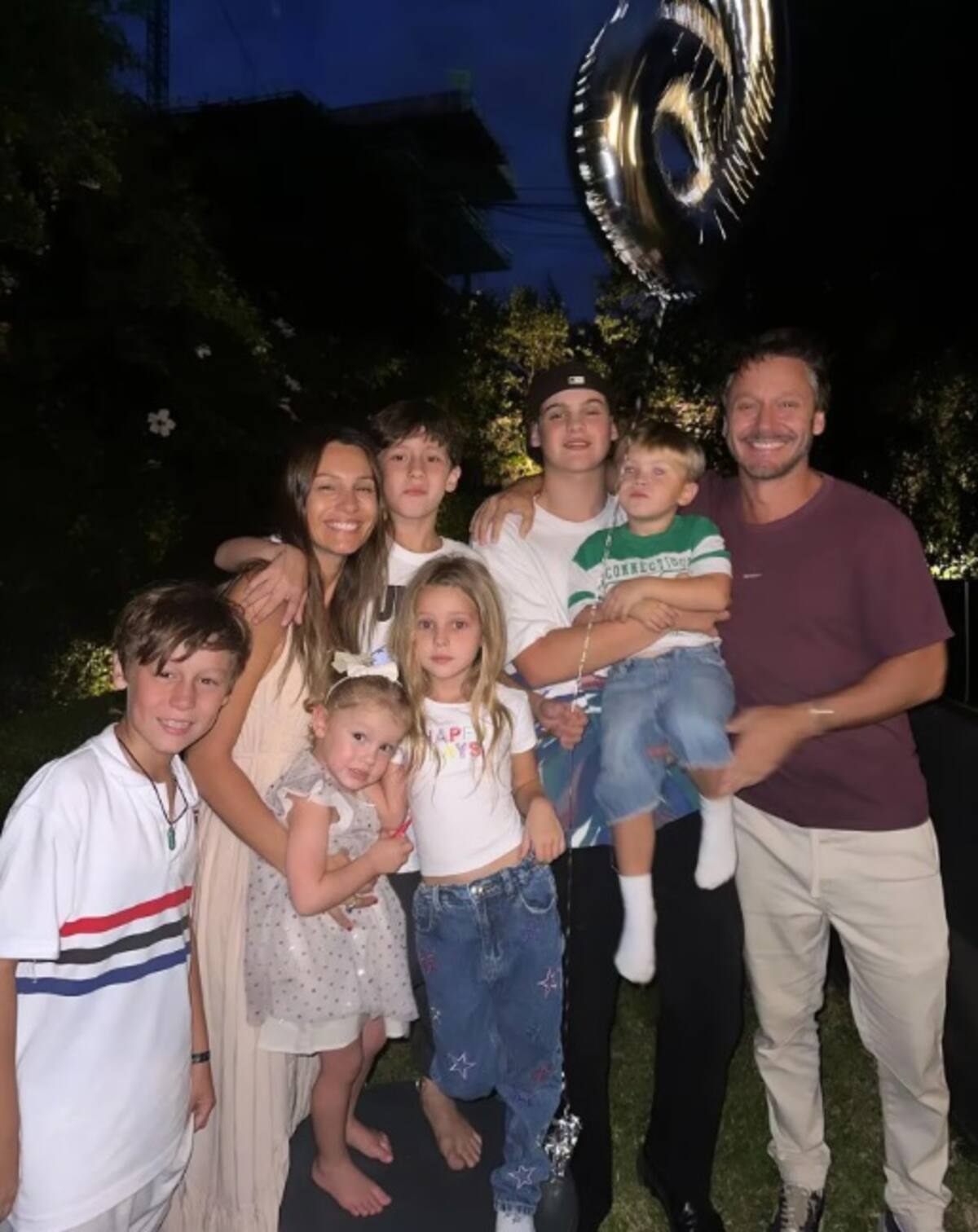 Todo el clan en el cumpleaños de Bautista Vicuña. Créditos: Instagram