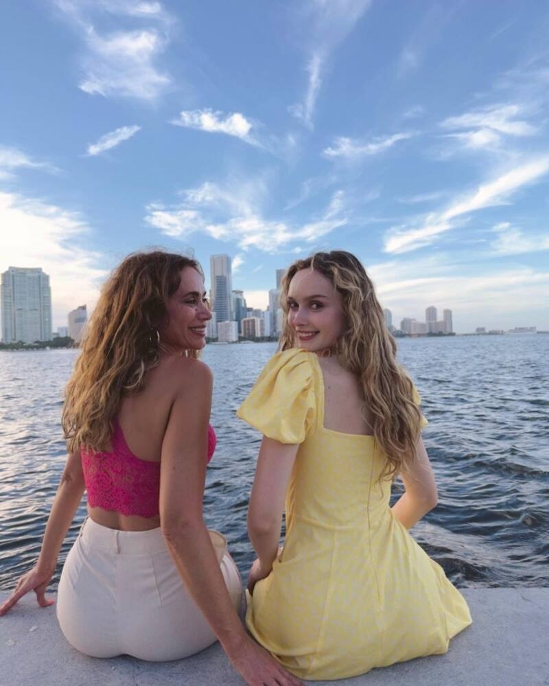 Alejandra Fosalba y Fiona Jaederlund de vacaciones en Miami