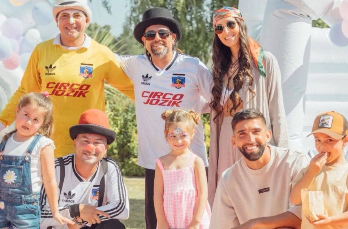 Una familia identificada con el club: el colocolino cumpleaños de la hija de Emiliano Amor