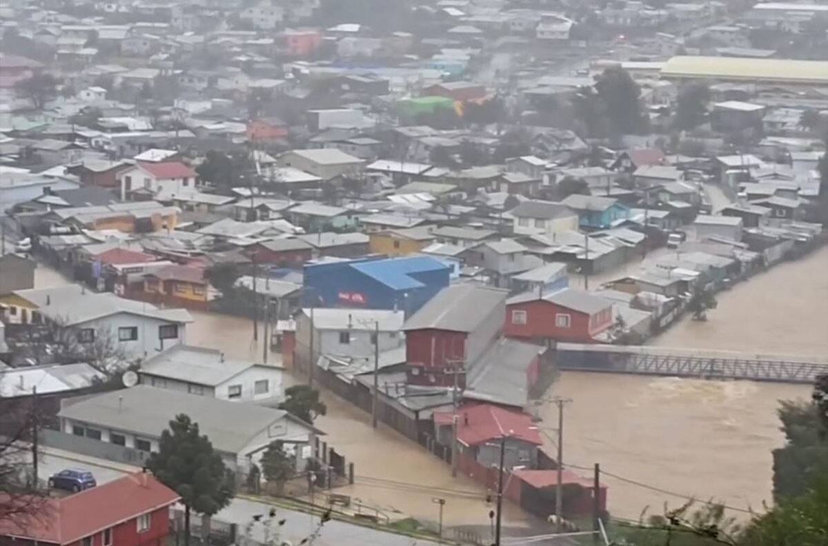 Lluvias en Chile: Ya son cuatro los fallecidos por el sistema frontal en el centro sur del país