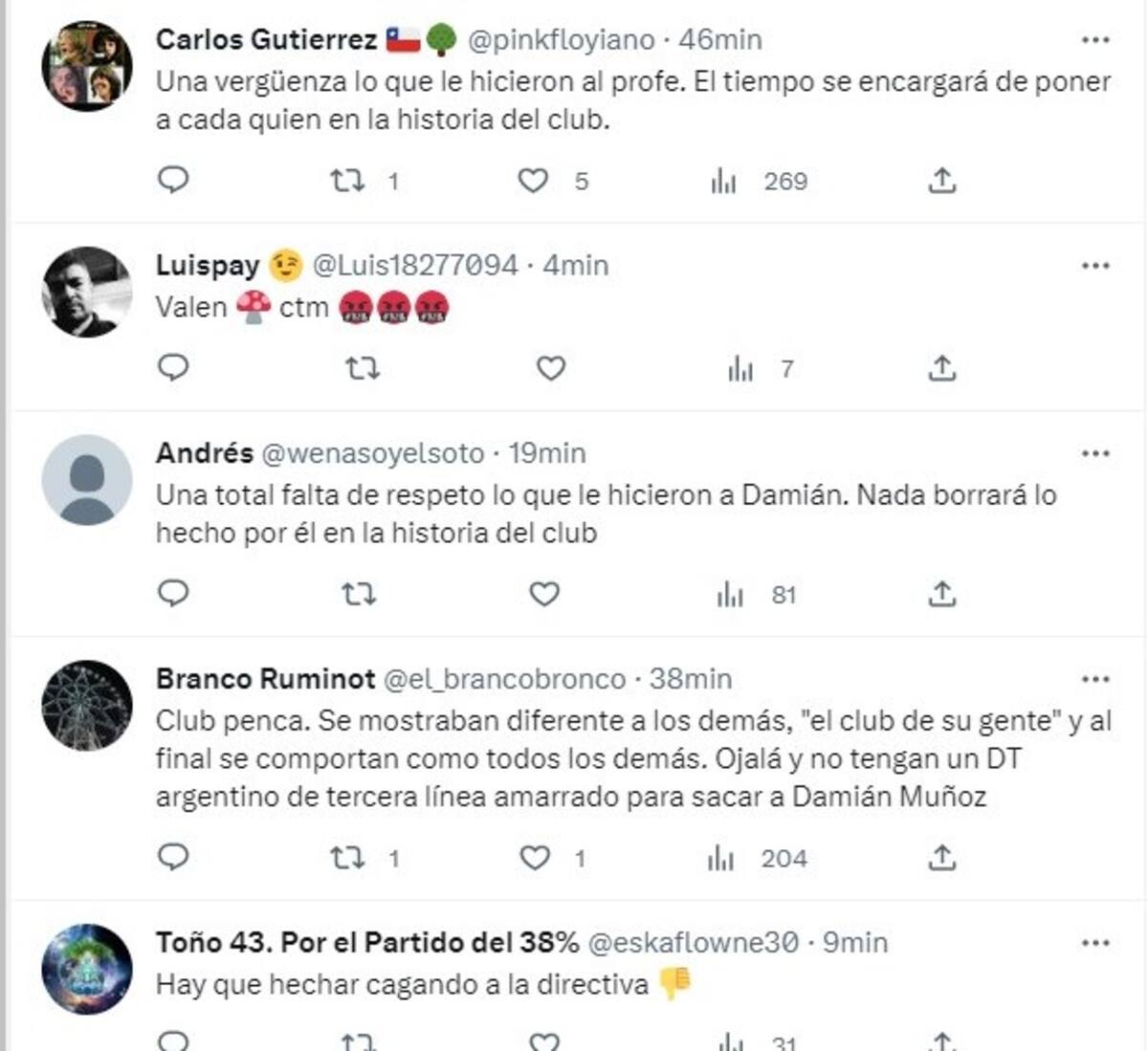 Hinchas de Curicó Unido furiosos por la salida de Damián Muñoz