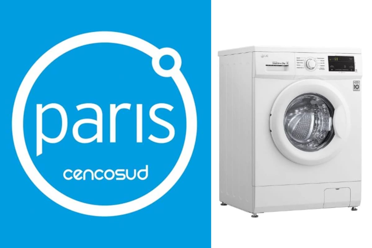París ofrece lavadoras con más de un 50% de descuento.