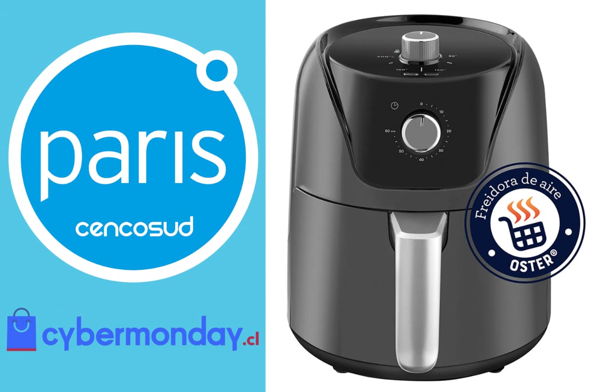 Cyber Monday 2024: Paris tiene una freidora de aire marca Oster con un 47% de descuento