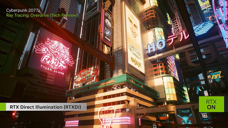 Ya está disponible el asombroso modo Ray Tracing Overdrive. Créditos: NVIDIA.