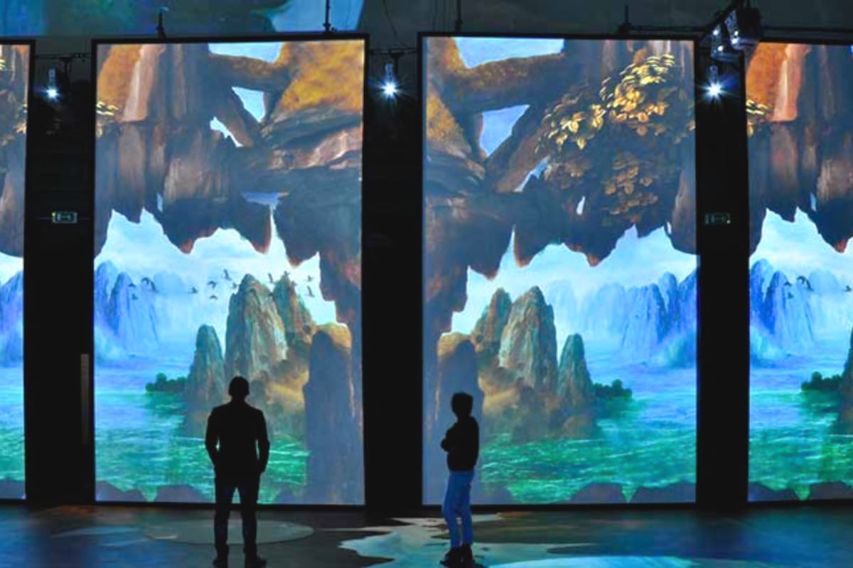Cuenta con salas de realidad virtual y ofrece experiencias totalmente inmersivas. Foto: Enel.