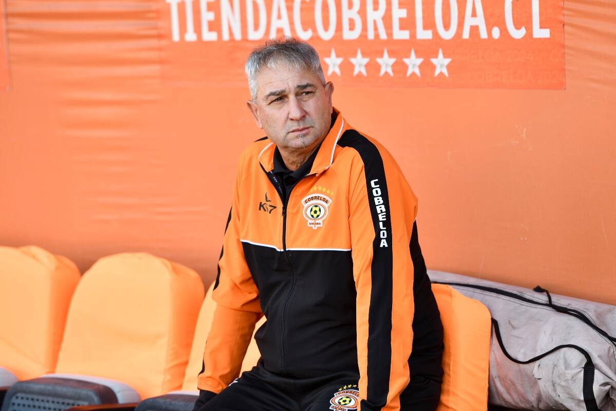 , entrenador de Cobreloa. Foto: Agencia Aton.