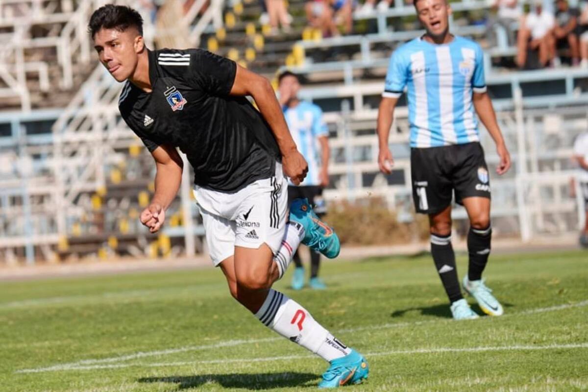 Damián Pizarro es el goleador del equipo de proyección de Colo Colo.