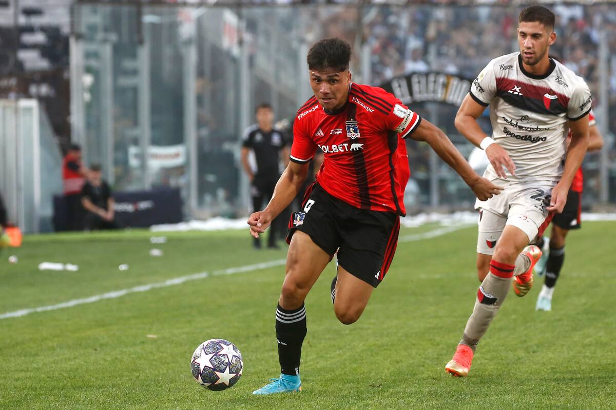 El joven goleador suma un tanto con Colo Colo este 2023.
Jonnathan Oyarzun/Photosport
