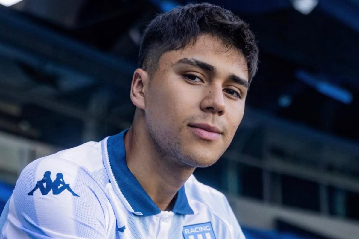El delantero en Racing. Foto: Racing Club.