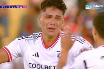 VIDEO | La emoción de Damián Pizarro tras anotar su primer gol en el profesionalismo en derrota de Colo Colo