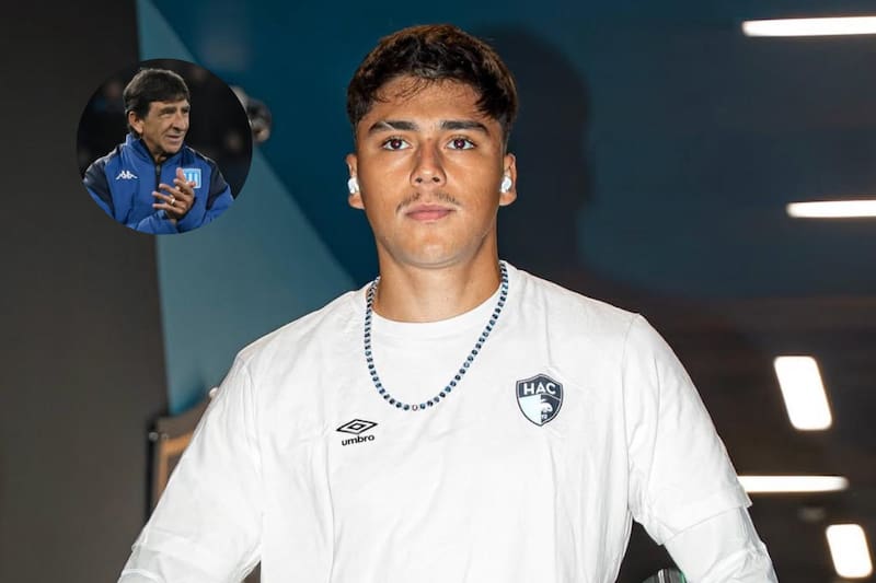 El entrenador de Racing habló de su fichaje.