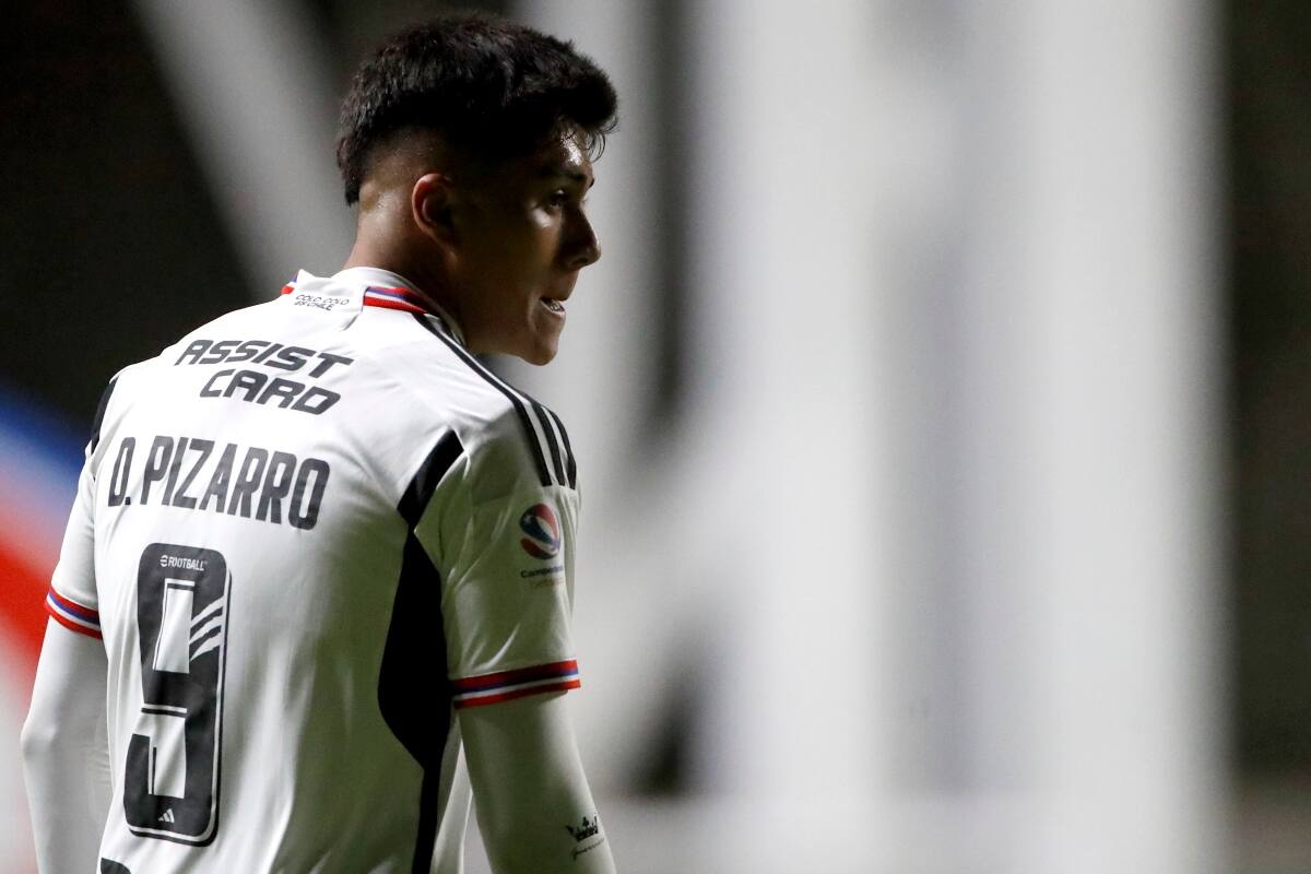 Damián Pizarro, delantero de Colo Colo. Foto: Agencia Aton.
