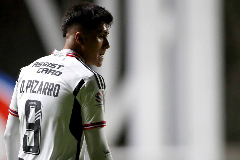 Damián Pizarro, delantero de Colo Colo. Foto: Agencia Aton.