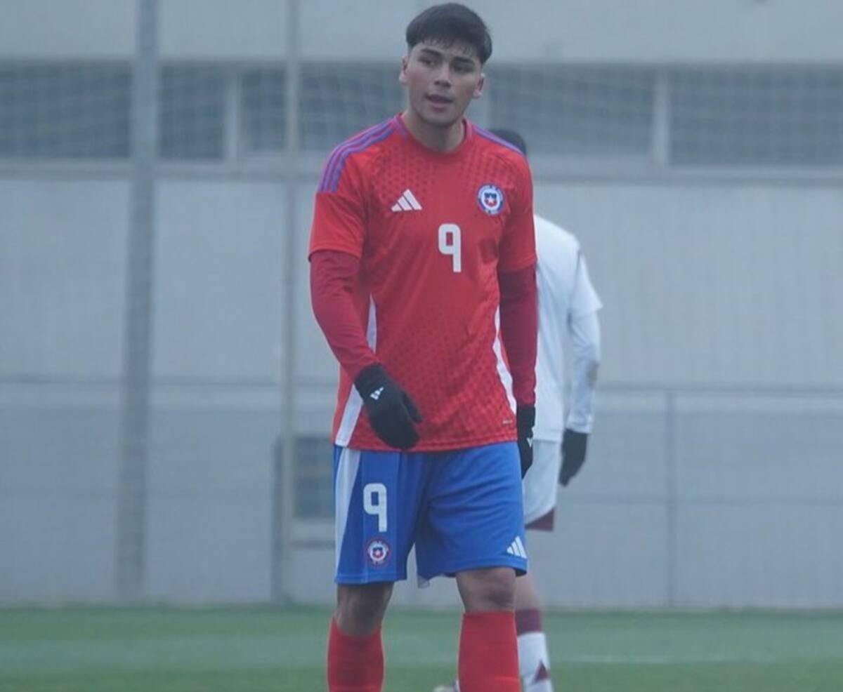 volvió a anotar en un nuevo amistoso de Chile Sub-20. Foto: @laroja