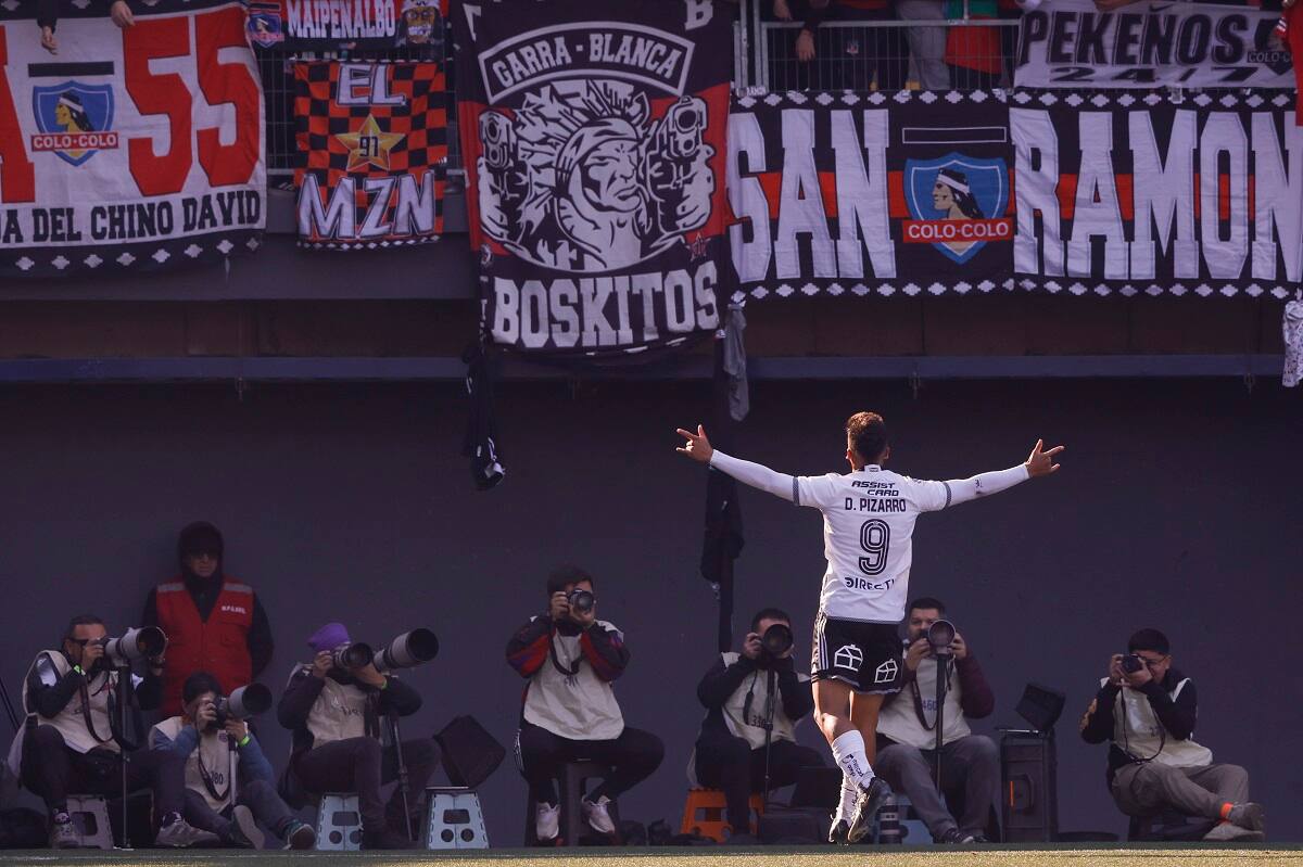 anotó en el triunfo de Colo Colo sobre Audax Italiano. Agencia Aton