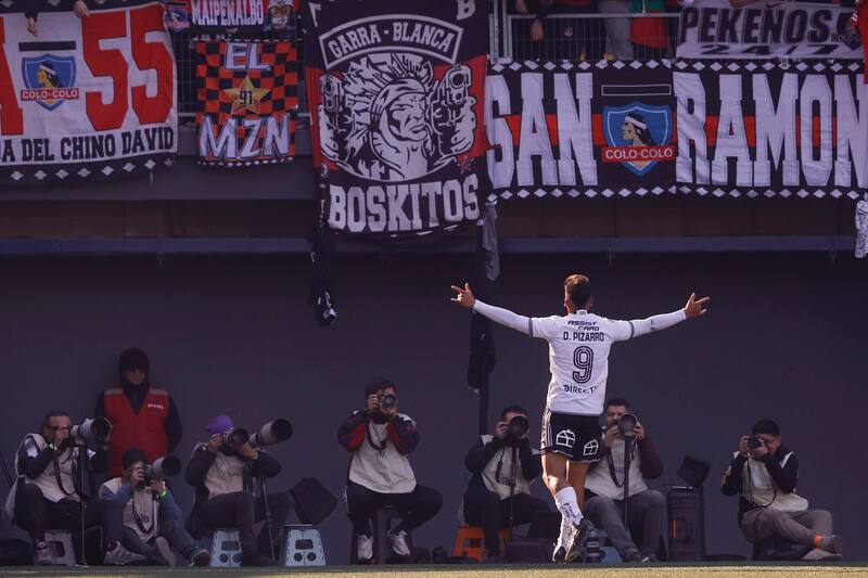 anotó en el triunfo de Colo Colo sobre Audax Italiano. Agencia Aton