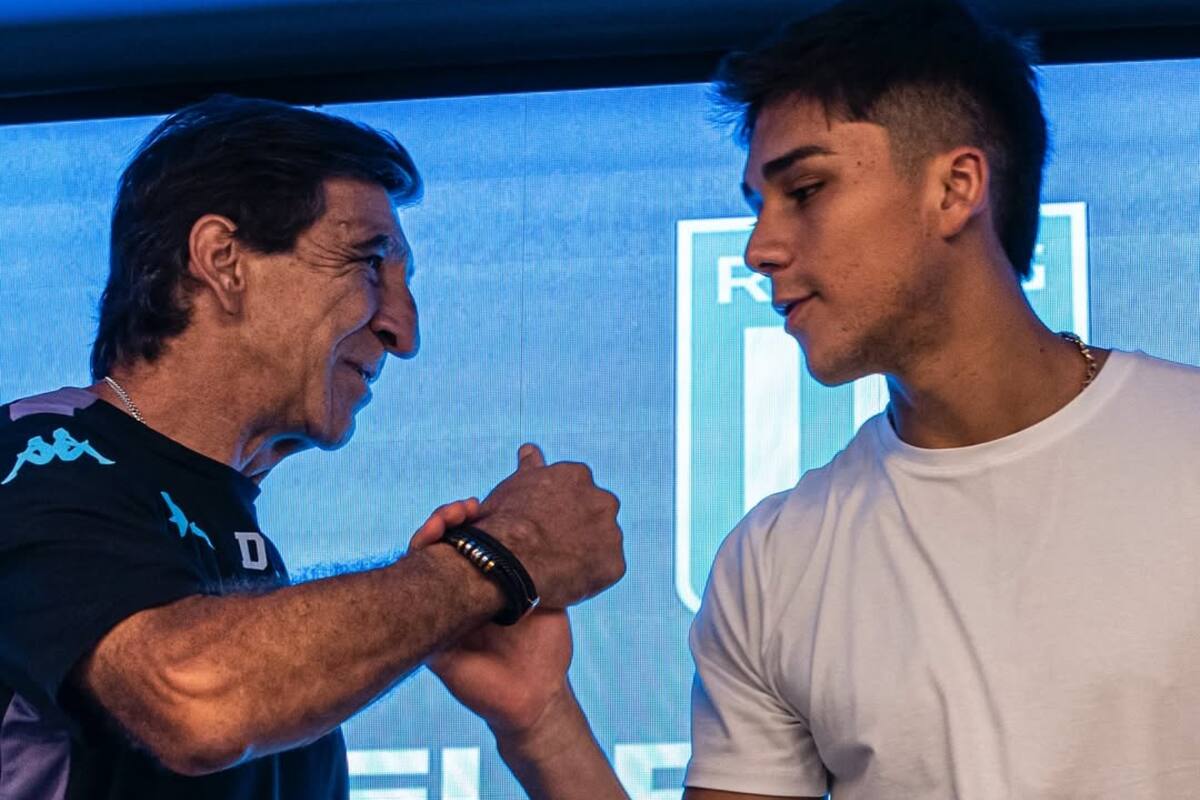 El delantero en Racing Club. Foto: Instagram Racing.