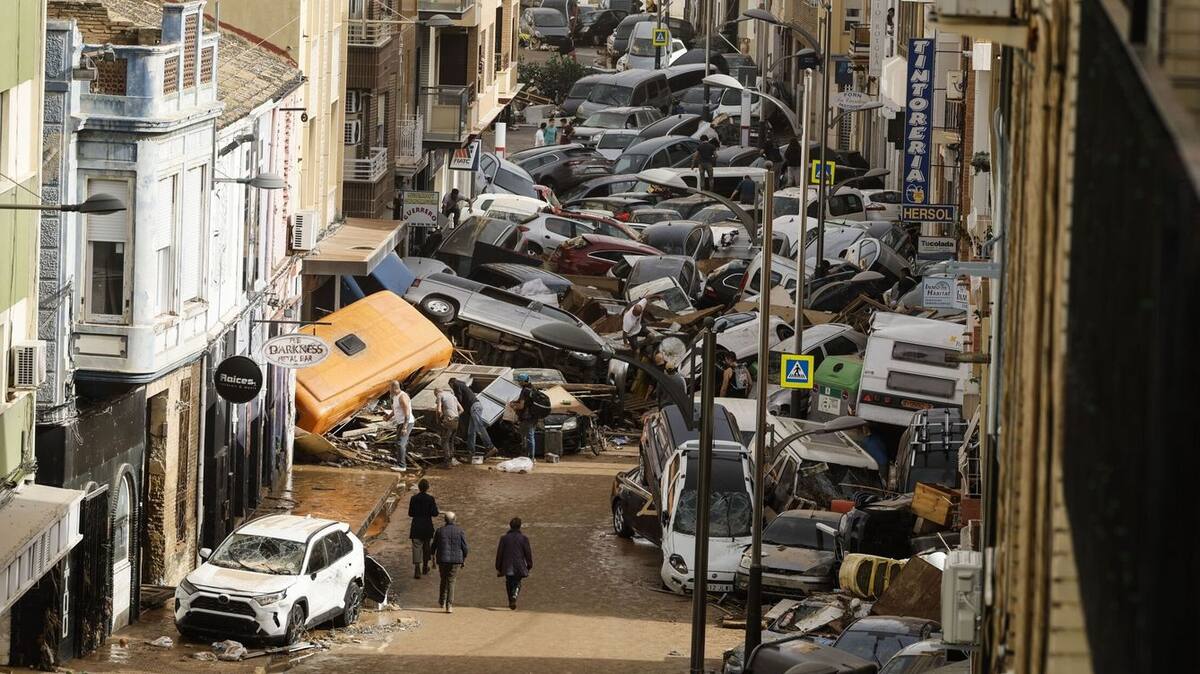 La DANA impactó en Valencia.