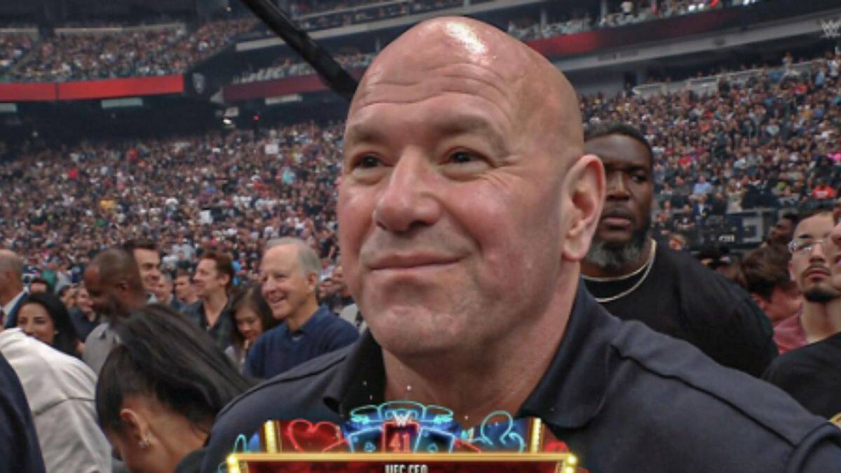 Hostil recibimiento: presidente de la UFC fue abucheado en el WrestleMania 41 de WWE