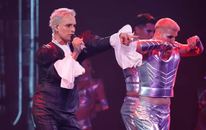 El cantante chileno se ha lucido con sus perfomances. Créditos: Instagram