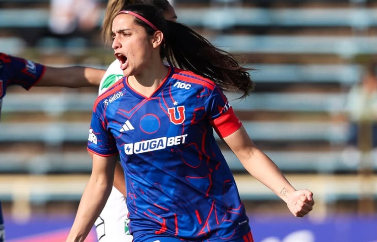 La U tuvo una tarde inolvidable y una de sus figuras acaparó todos los elogios tras marcar cinco goles. Foto: @udechilefemenino