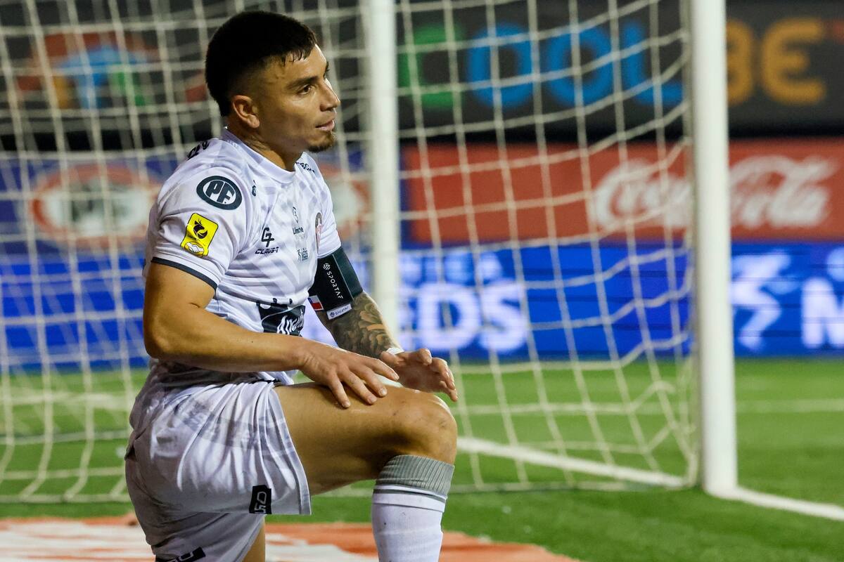 Popin en el partido ante Audax Italiano. Foto: ATON.
