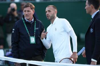 El show de Daniel Evans en el partido contra Alejandro Tabilo en Wimbledon
