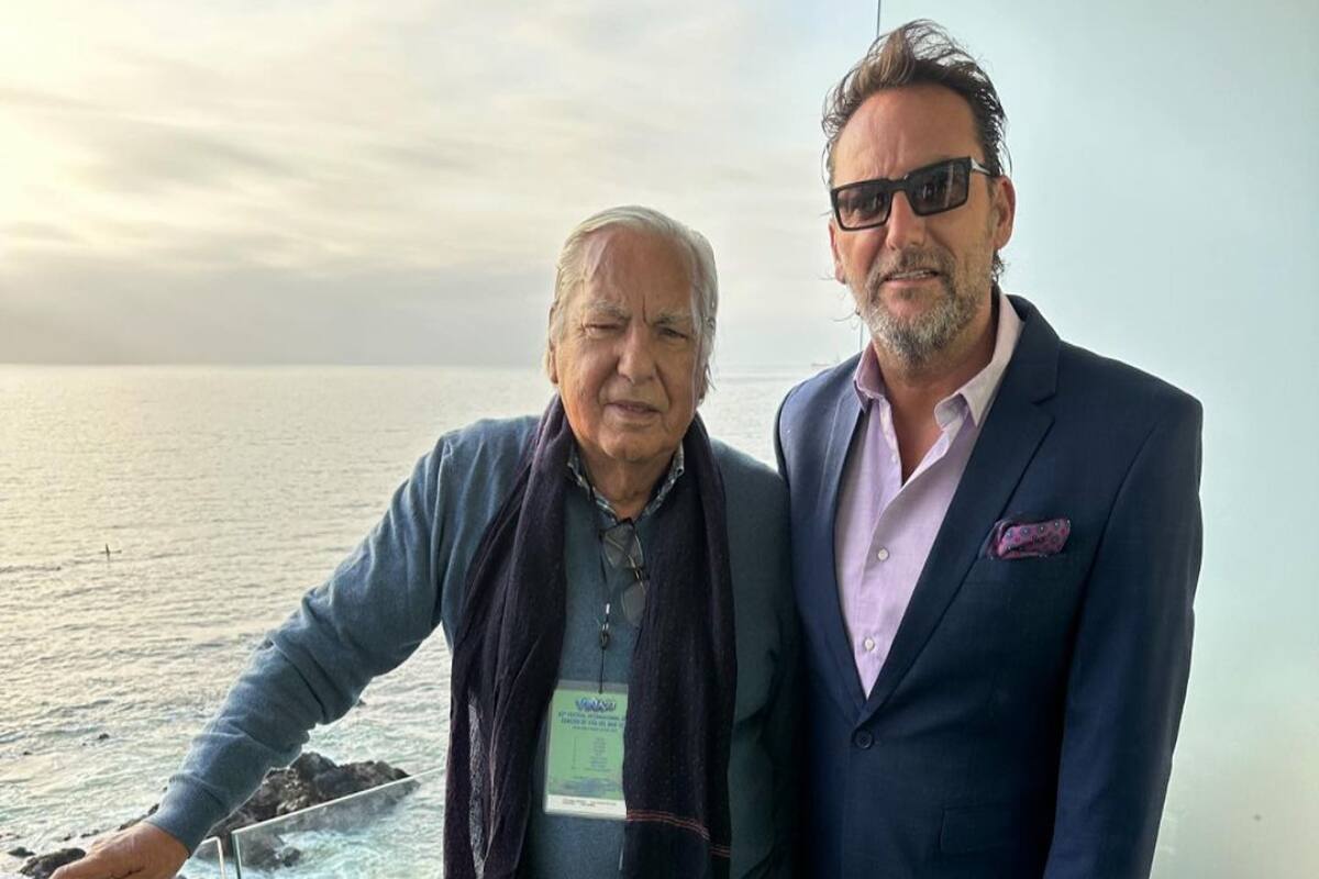 Daniel Fuenzalida y su padre, Patricio Fuenzalida