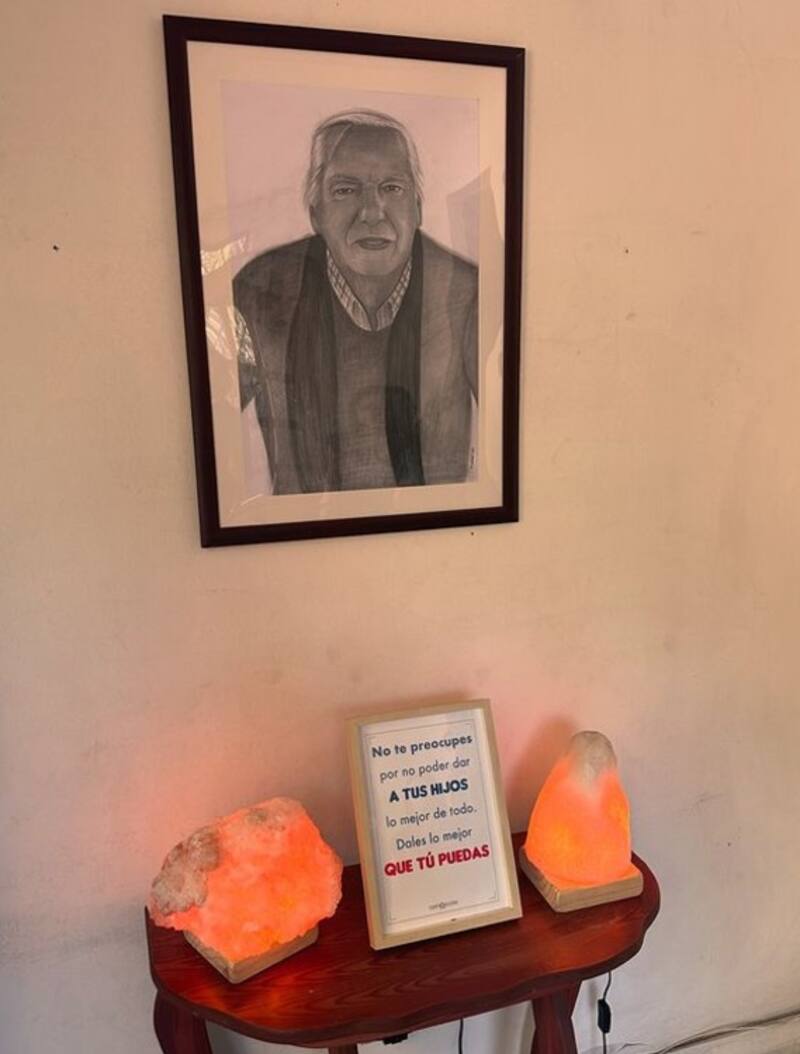 honró a su padre en su centro de rehabilitación. Créditos: Instagram