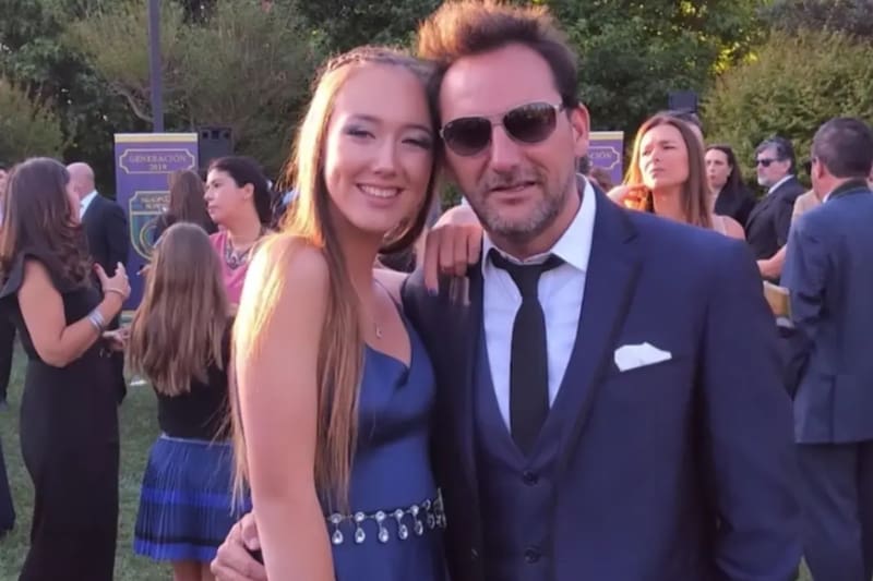 El gran orgullo del animador ante el logro de su hija.