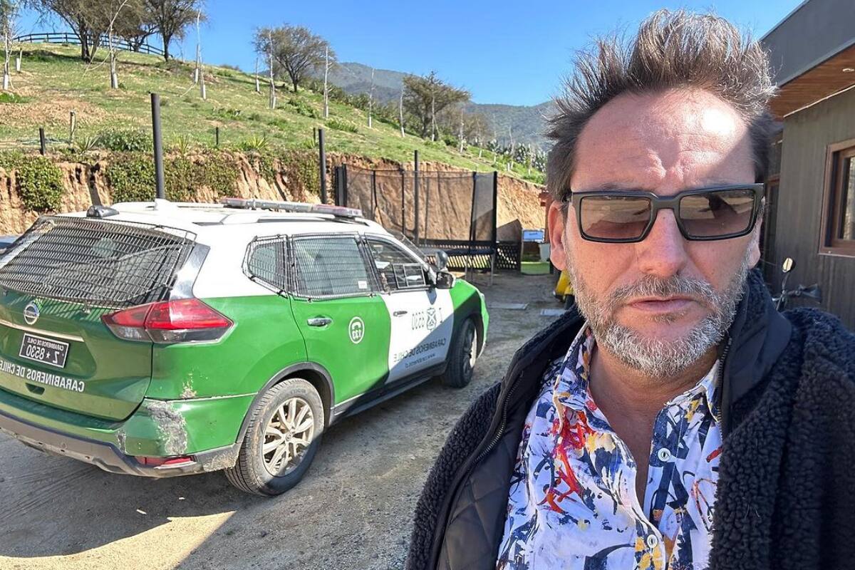 Daniel Fuenzalida informó que fue víctima de un robo en su casa.