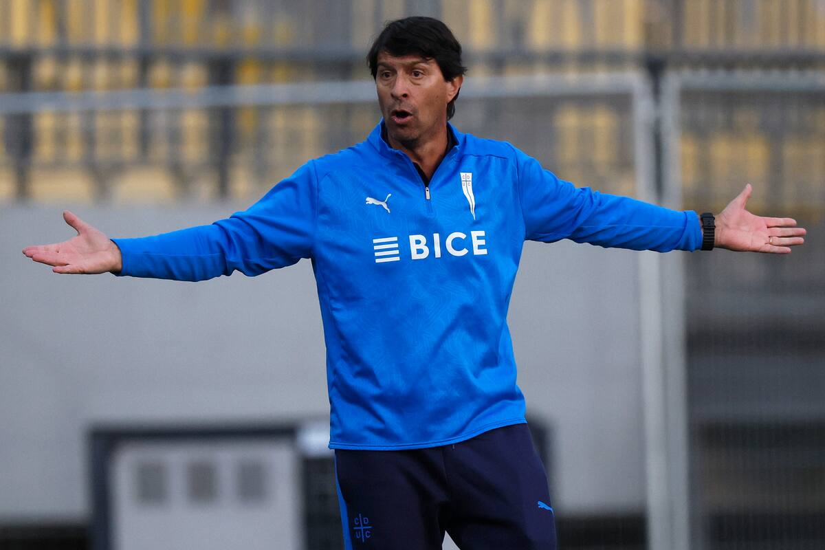 El DT en Universidad Católica. Foto: Agencia Aton.
