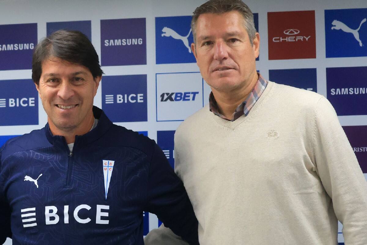 y José María Buljubasich en la UC. Foto: Aton.