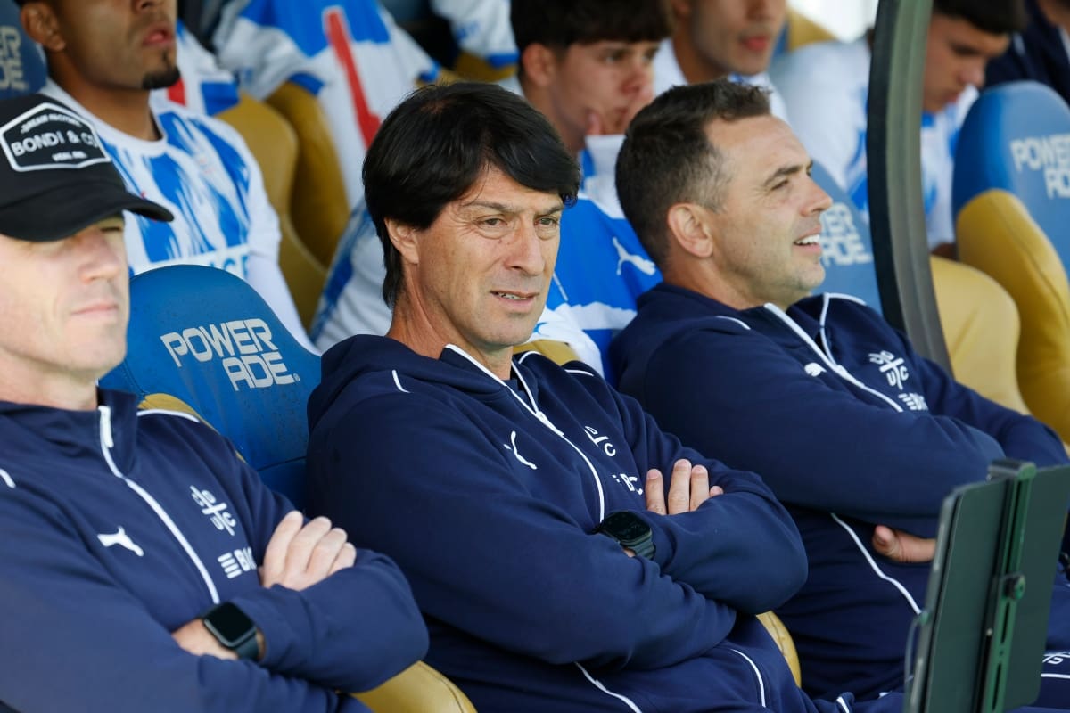 Jorge Aravena llenó de elogios al entrenador de la Universidad Católica. Foto: Agencia ATON.